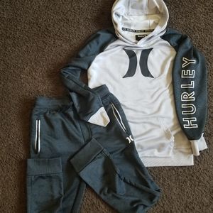 Hurley Boys Warm-up suit - Large - Gray